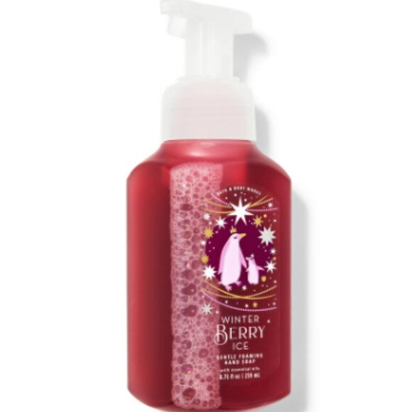 NWT - Bath & Body Works Winter Berry Ice Gentle Foaming Hand Soap Essential Oils - Picture 1 of 12